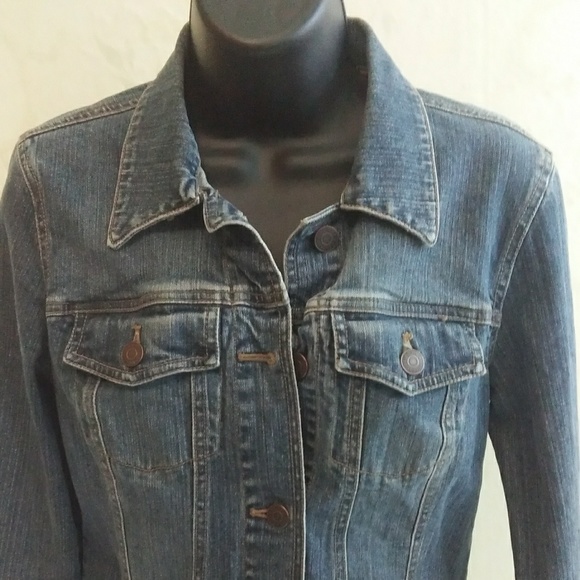 New York & Co. Jean Jacket Size 2 - Picture 2 of 8